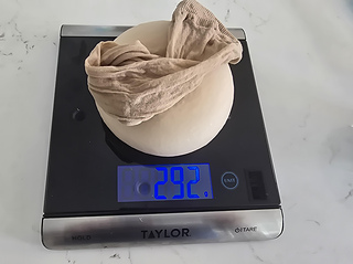 292 grams of Poly Beads to help him sit up without help.