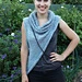Asymmetric cowl pattern 