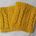Cabling Columns Boot Cuffs pattern 