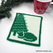 Christmas Cat Potholder pattern 