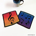 Musical Potholders pattern 