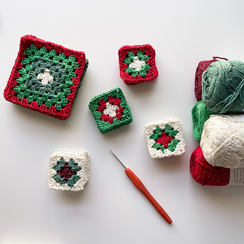 Granny Square Bordløper - Eleonora Cugini (Elendipity)