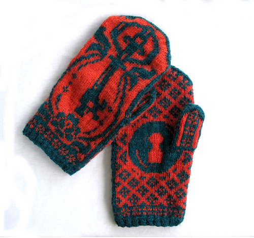 Skeleton Key Mittens photo 5