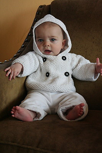 Seed Stitch Baby Jacket photo 3