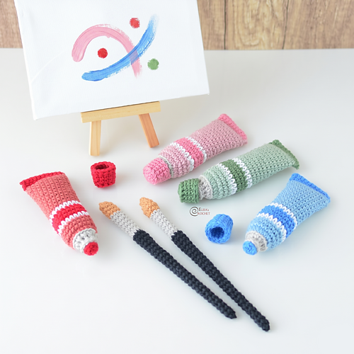 Paint Tubes and Brushes