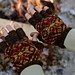 Winter Bonfire Gloves pattern 