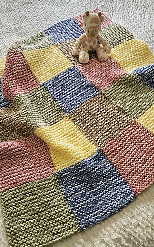 Beginner’s Patchwork Baby Blanket