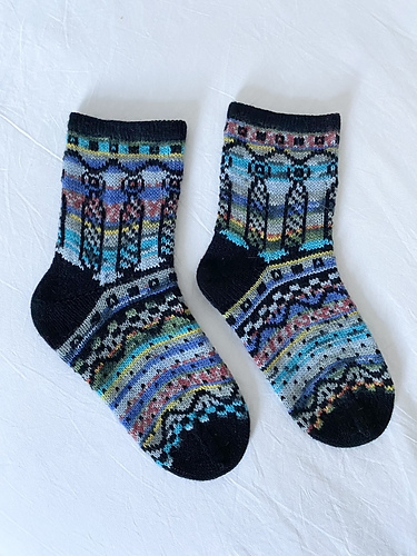 Hundertwasser Socks