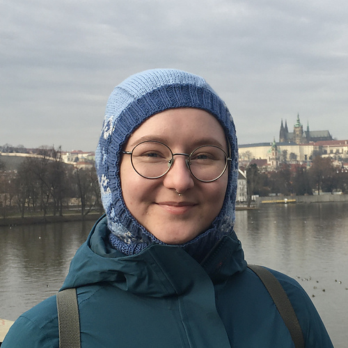 Ravelry Fish Balaclava pattern by Emma Manos