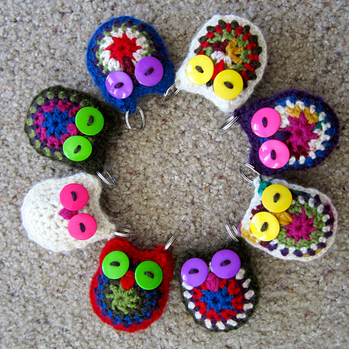 Owl nøkkelring - emmaversteegh