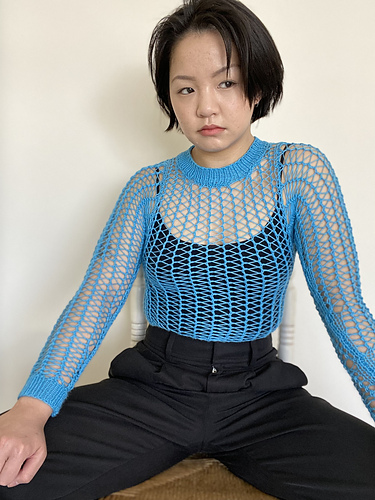 Ren Mesh Genser - byemknits11