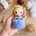 Cinderella Princess Crochet Doll pattern 
