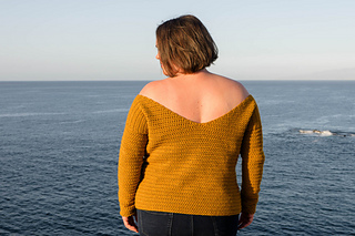 Ravelry: Off-The-Shoulder Sweater pattern by Joy of Motion Crochet