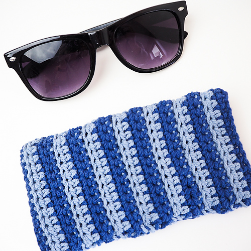 Striped Sunglasses Pouch photo 1