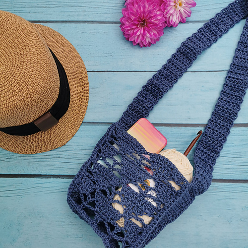 Ravelry Summer Shoulder Bag pattern by Joy of Motion Crochet Janne