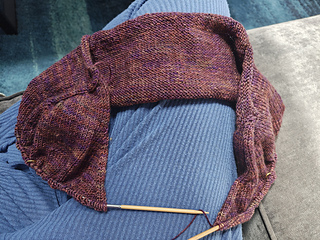 18 more rows till splitting the sleeves!