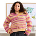 Granny V-neck Sweater pattern 