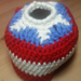 Captain America Messy Bun Beanie pattern 