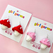 Crochet Mushroom Earrings pattern 