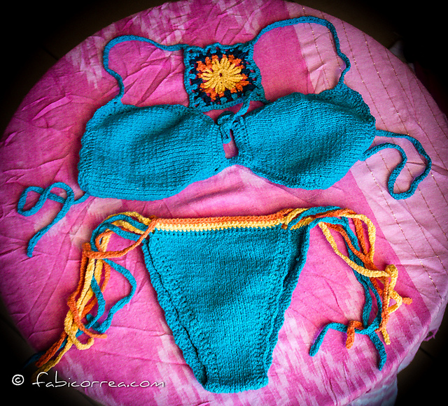 Ravelry Blue Brazilian bikini pattern by Fabi correa