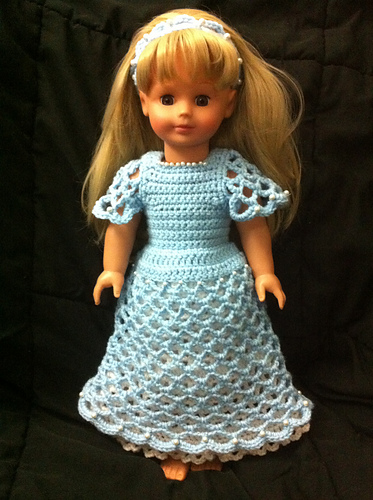 Pearly Dress and Headband for 18 in. Doll photo 1
