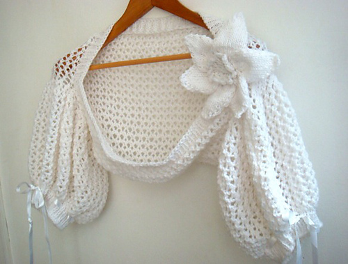 Puff-sleeve Selskapsshrug - faima