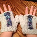 Colored Cabled Gloves pattern 