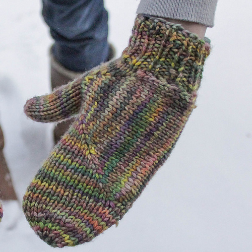 Ravelry Block Mittens pattern by Jenise Hope