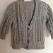 #3 Aran Cardigan pattern 