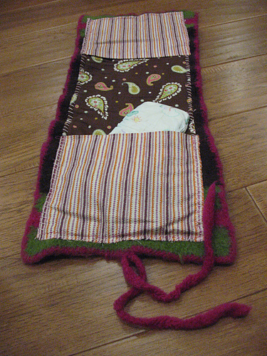felted diaper changing pad photo 2