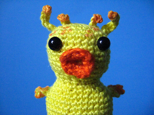 Ravelry: Hitchhiker's Guide to the Galaxy Babel Fish pattern by yarnpaint