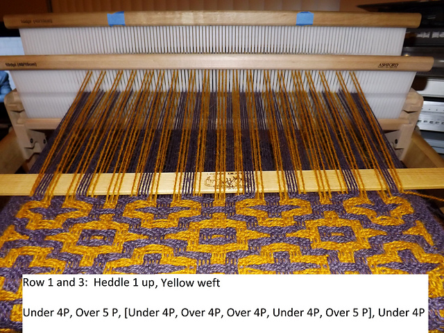 Ravelry: fiametta's Deflected double weave on a rigid heddle loom