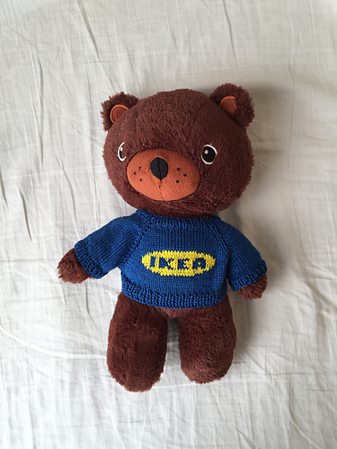 Teddy Bear ”Ikea” Genser (AFTONSPARV) - Mireia