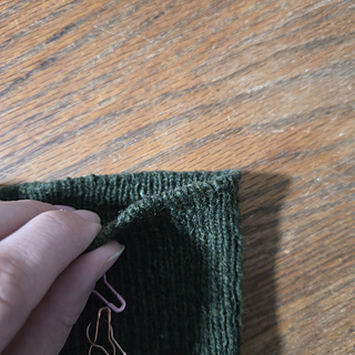 Tubular bind off