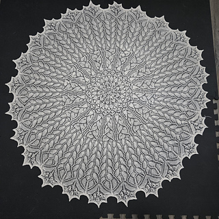 Final product after fixing dropped stitch