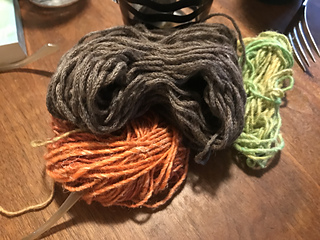 Leftover yarn
