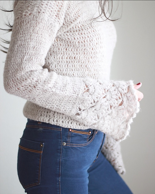 Ravelry: Valentina Sweater Top pattern 