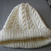 Gorro Branco Com Torcidos pattern
