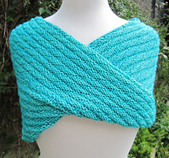 Worsted weight wrap, small size