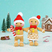 Cheery Gingerbread Couple pattern 