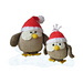 Festive Owls pattern 