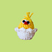 Tiny Easter Chick pattern 