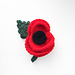 Poppy Brooch pattern 