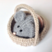 Squeaky Mouse in a basket pattern