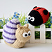 Sammy Snail and Lil Ladybug pattern 