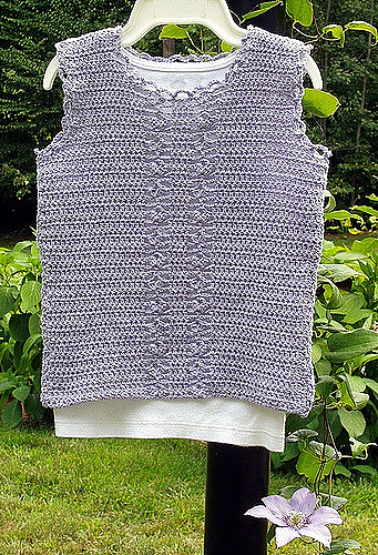 88-20 a - Crocheted top for Girls photo 4