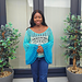 Azure Mandala Bell Sleeve Top pattern