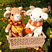 Crochet Autumn/Fall Goat Plushies pattern