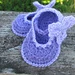Butterfly Maryjane Booties pattern 