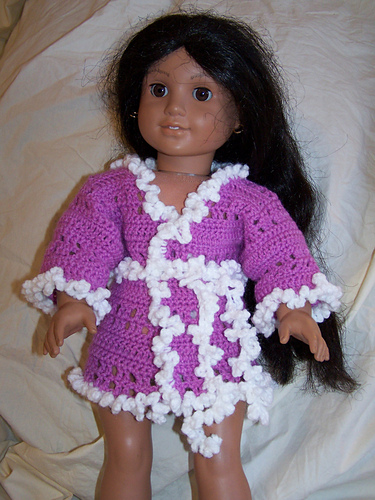 American Girl / 18 inch Doll Cardigan or Robe photo 1